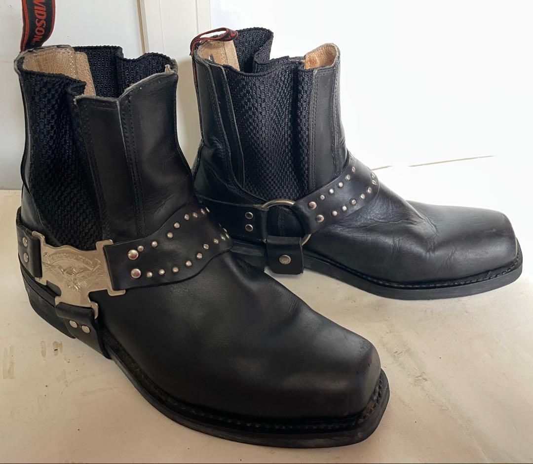 バイカーHARLEYDAVIDSONライディングブーツサイズ9 1/2