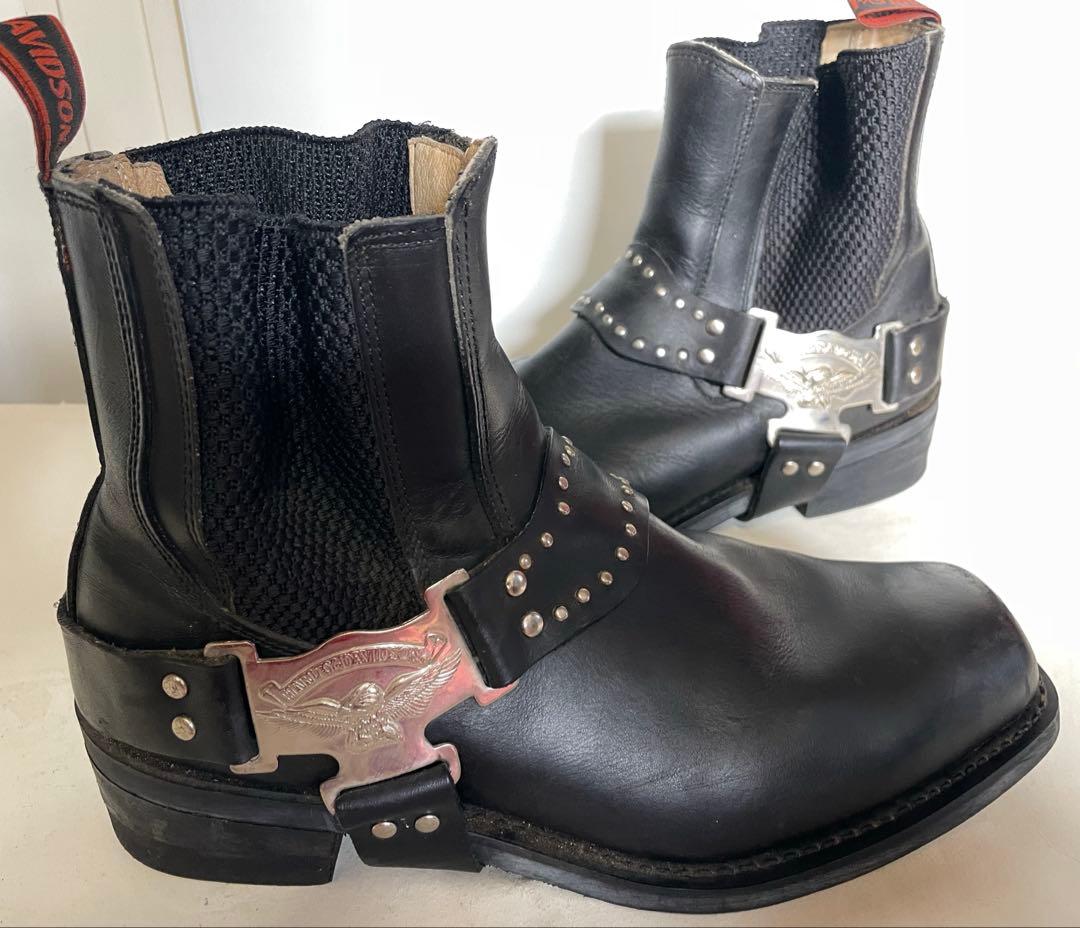 バイカーHARLEYDAVIDSONライディングブーツサイズ9 1/2