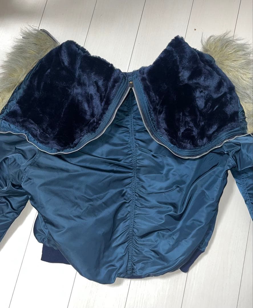 ALPHA USA製N-2Bフライトジャケット ネイビー　90s y2k 未使用