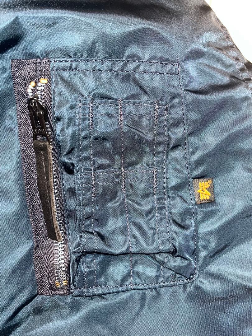 ALPHA USA製N-2Bフライトジャケット ネイビー　90s y2k 未使用