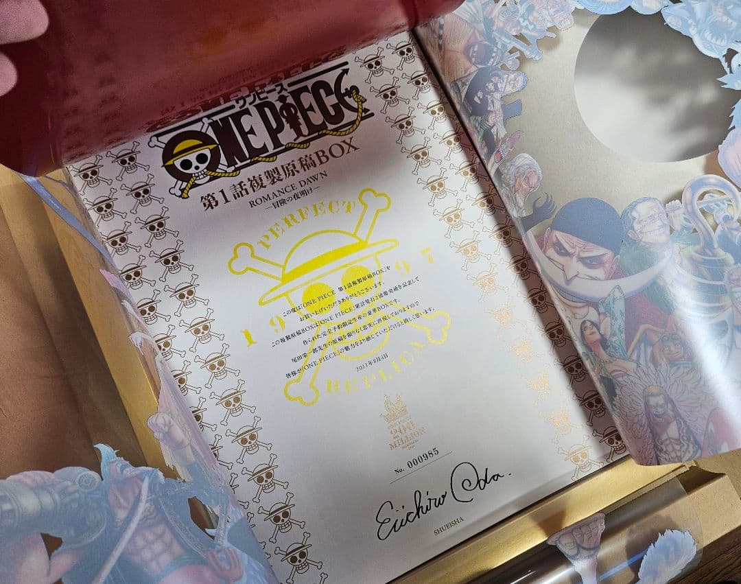 ぴ*ぶ様 ONE PIECE第1話複製原稿BOX ROMANCE DAWN−冒険