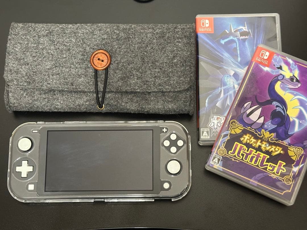 値下げ⭕️ Nintendo Switch Lite グレー ポケモンソフト2つ