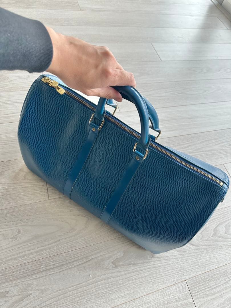 Louis Vuitton ルイヴィトン ボストンバッグ 青