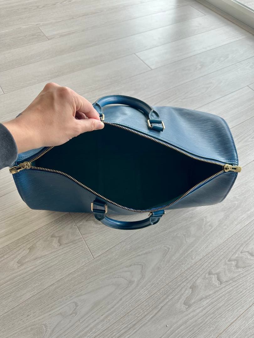 Louis Vuitton ルイヴィトン ボストンバッグ 青