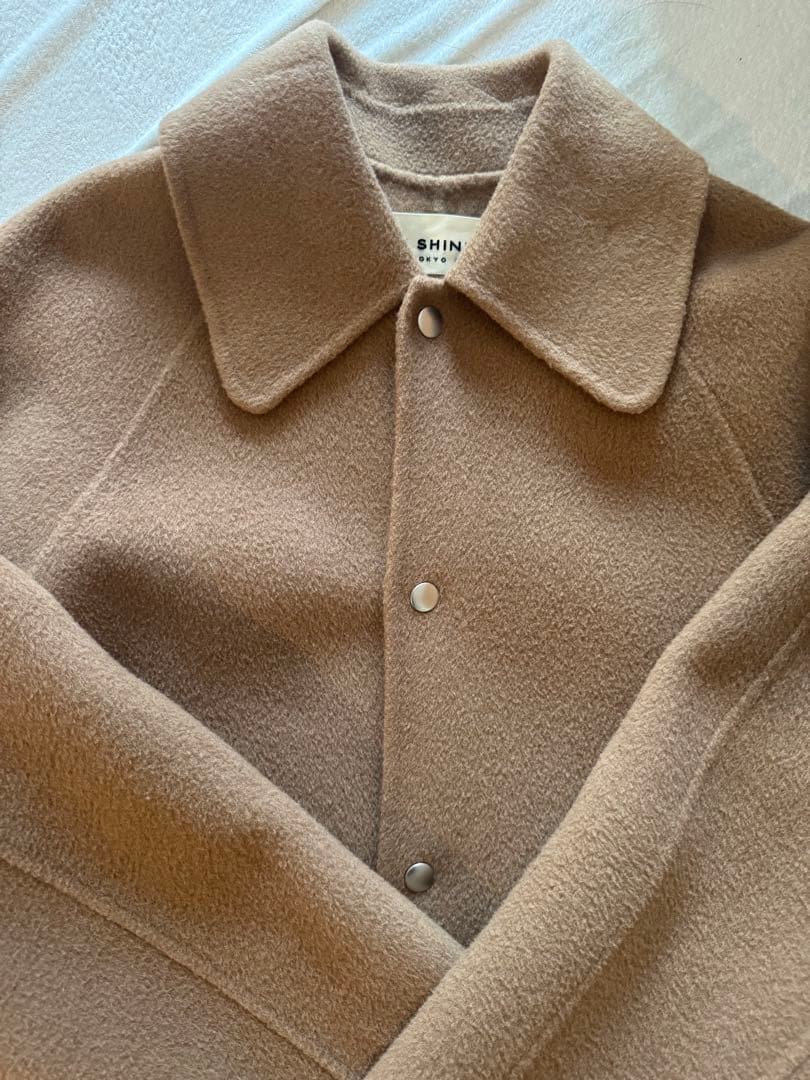 THE SHINZONEバルマカーンウールキャメルコート Size34
