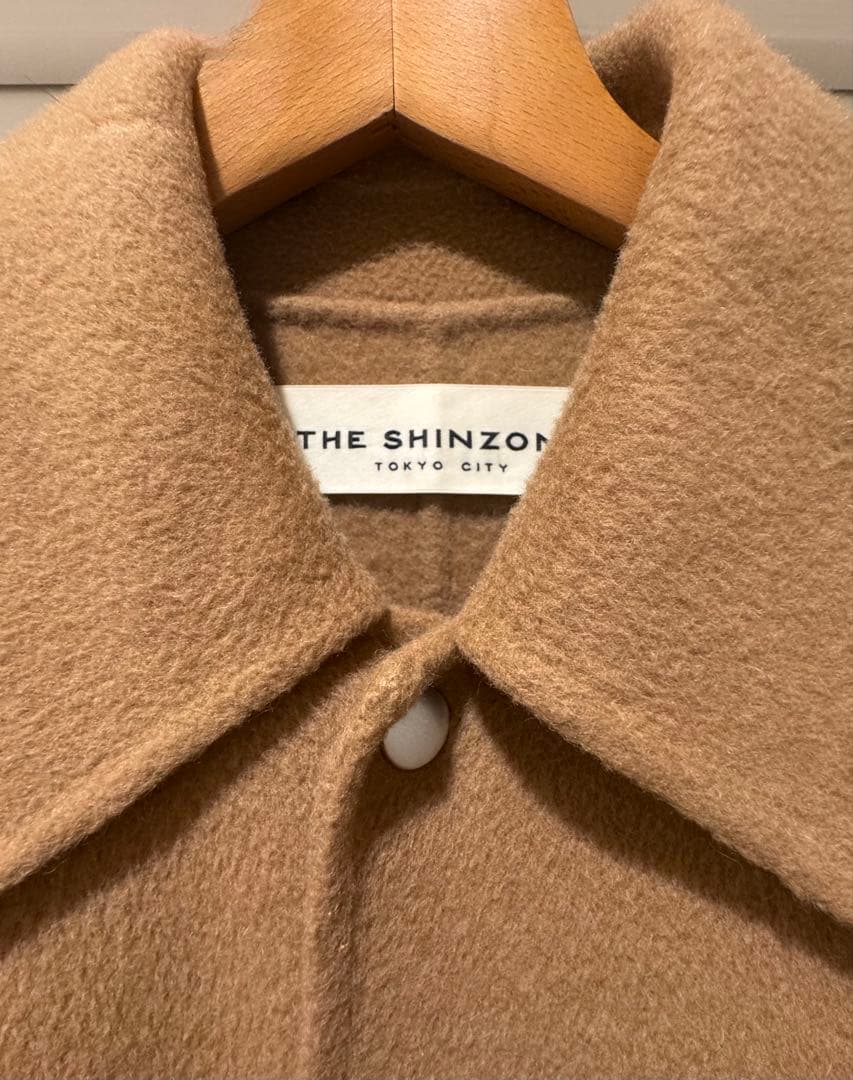 THE SHINZONEバルマカーンウールキャメルコート Size34