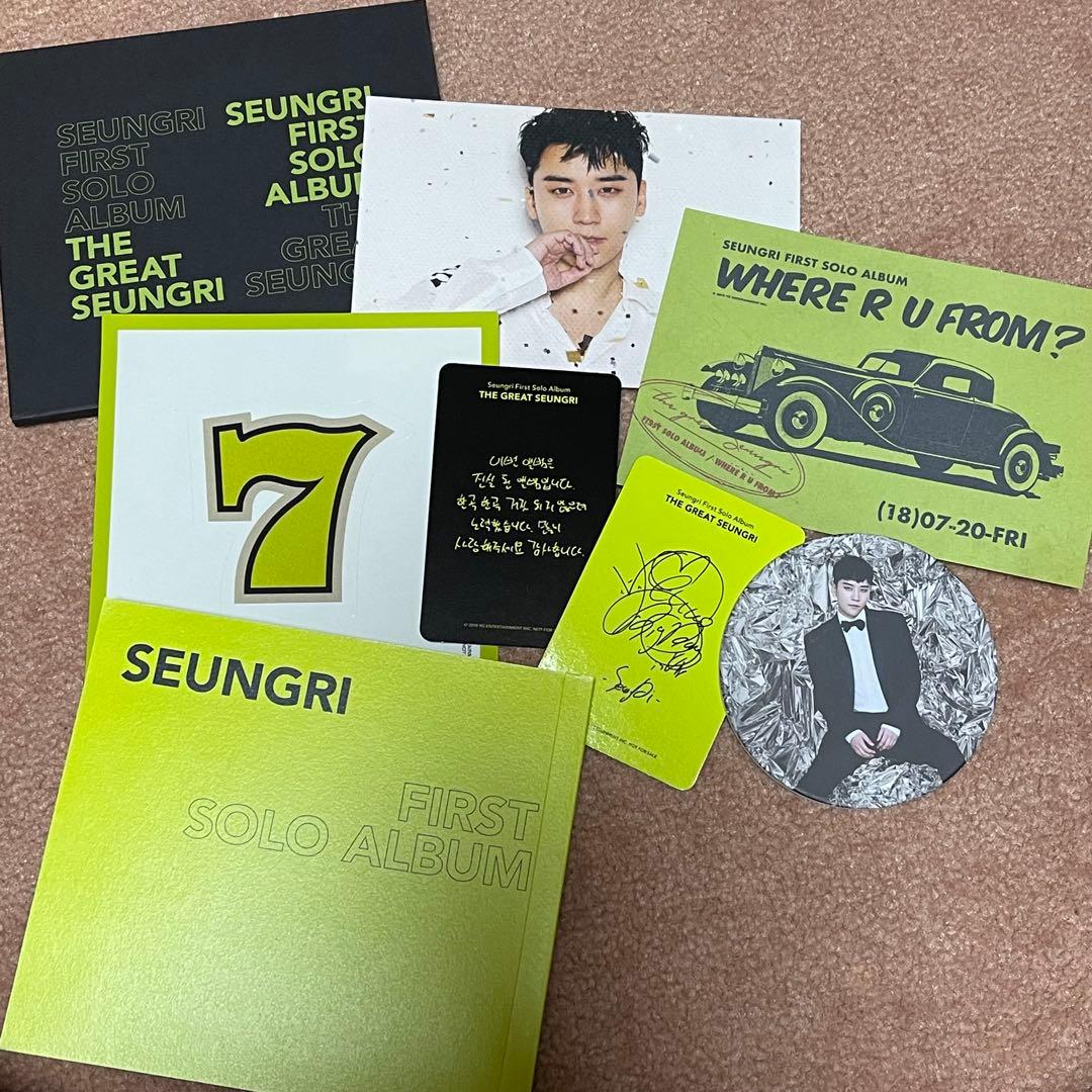 SEUNGRI THE GREAT SEUNGRI ファーストソロアルバム