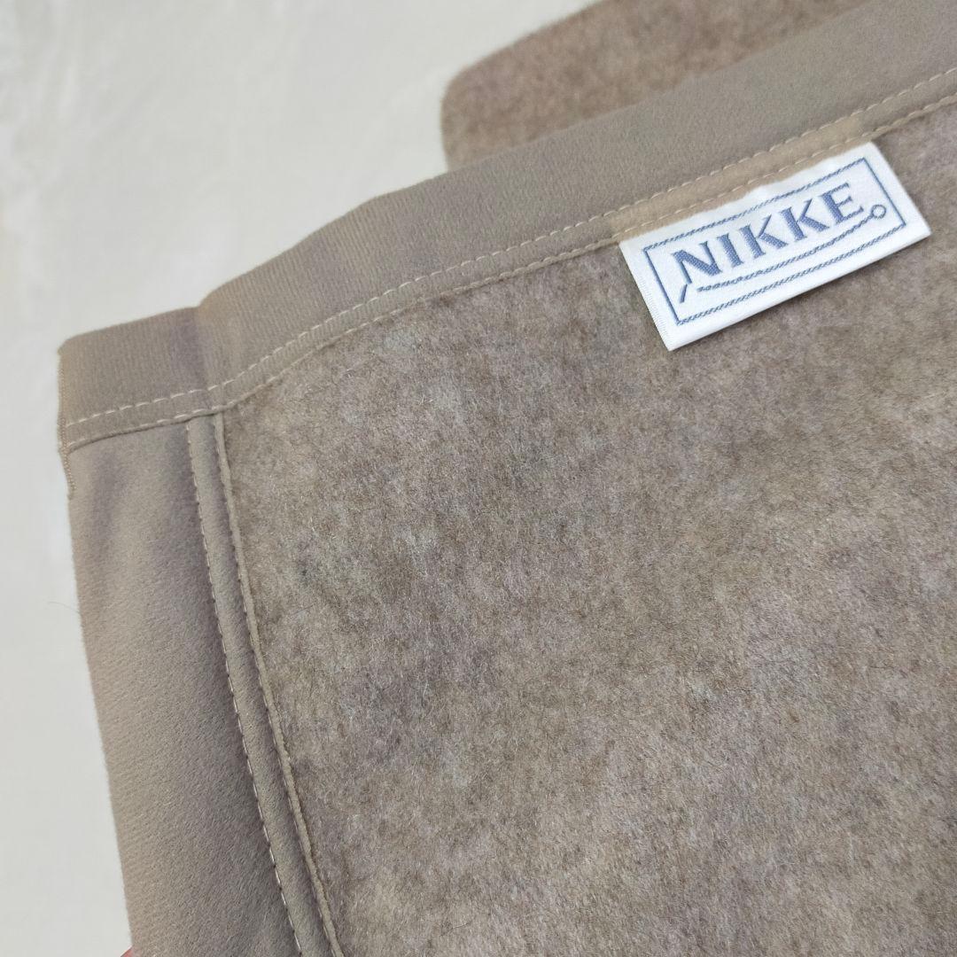 未使用品　カシミヤ100%　NIKKE　絨毛毛布　日本製　カシミヤ毛布