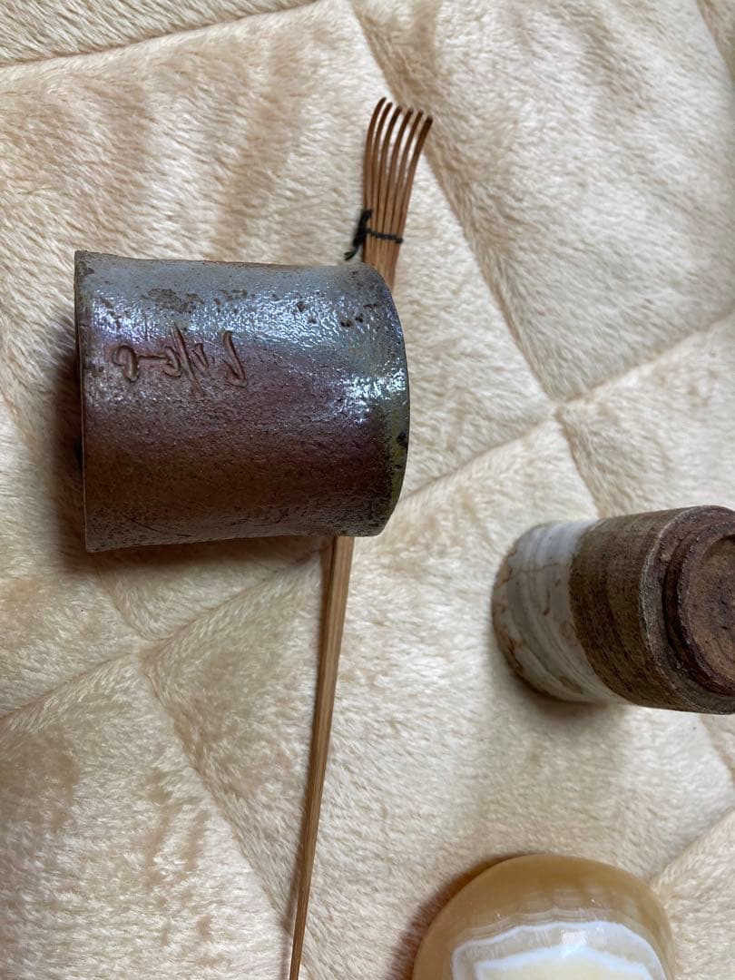 鈴*木様 【セット】備前焼　宝瓶　急須　湯冷し　湯呑み　煎茶道具　南部鉄器急須