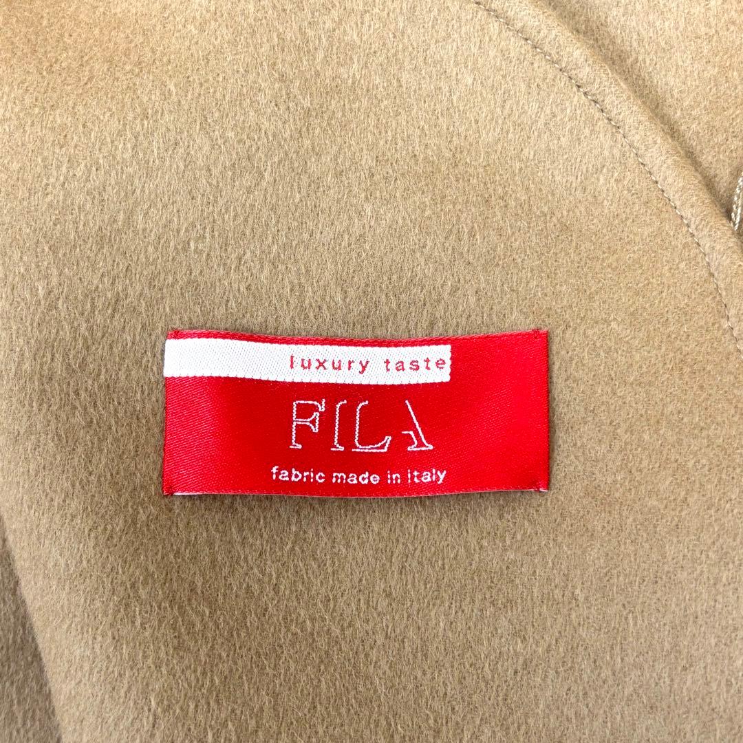 【大きいサイズ 極美品】レリアン リバーコート アンゴラ混 キャメル 2XL