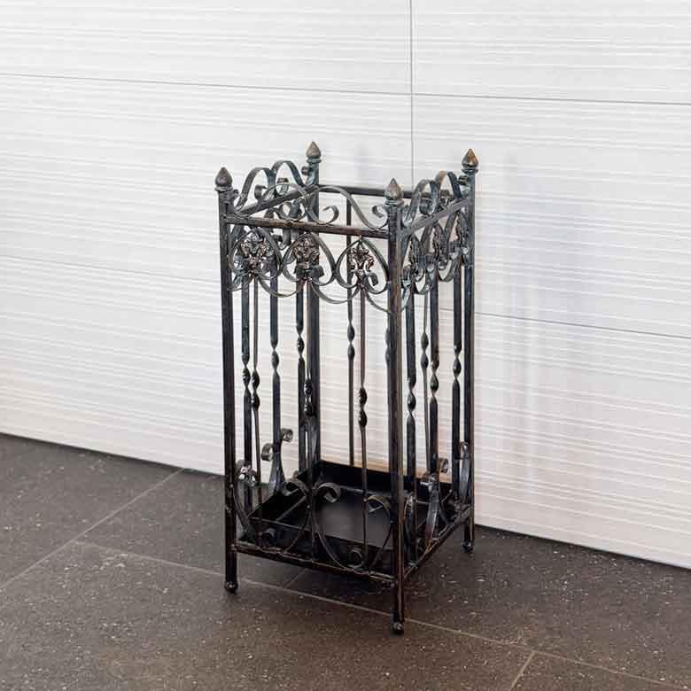 傘立て アンブレラスタンド 四角 アイアン アンティーク ヴィンテージ