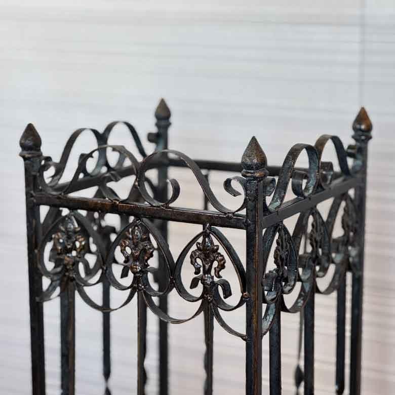 傘立て アンブレラスタンド 四角 アイアン アンティーク ヴィンテージ