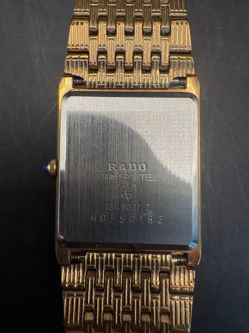 アンティークRADO クォーツ 腕時計 ゴールド