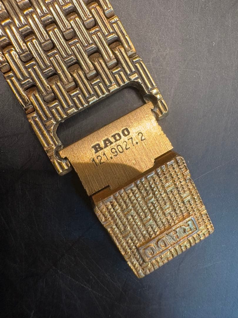 アンティークRADO クォーツ 腕時計 ゴールド