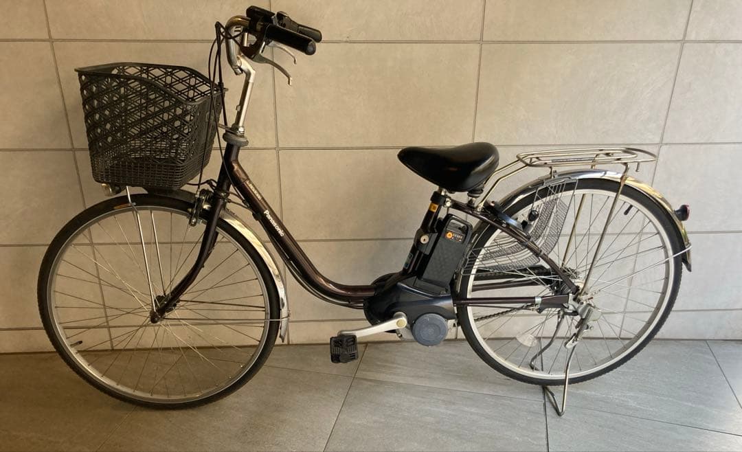 パナソニック 電動アシスト自転車 ビビ・YX 26型 前後タイヤ新品交換済み