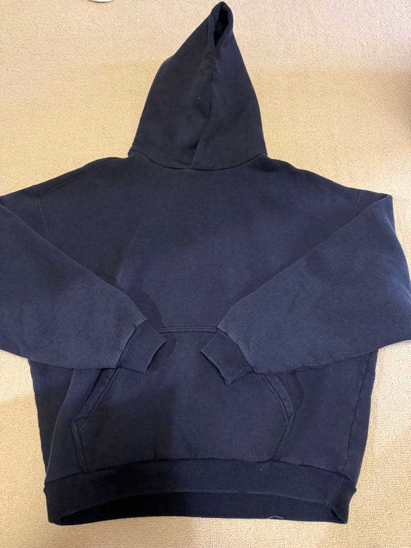 LONロンスウェットフーディーパーカーTWO SIDE HOODIE/ネイビー