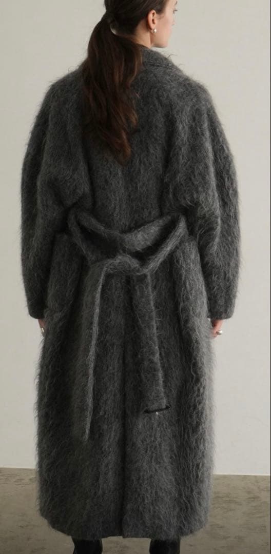 新品 CLANE LONG SHAGGY LADY MAXI COAT 24AW