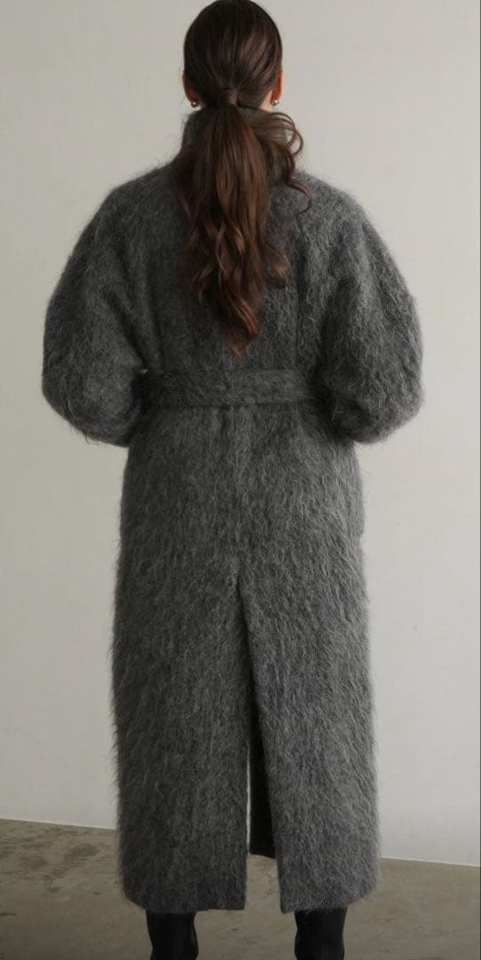 新品 CLANE LONG SHAGGY LADY MAXI COAT 24AW