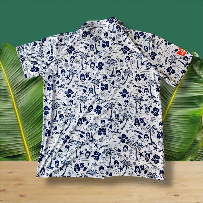 ま*さ様 入手困難 ラスト 7/1 球場配布 ドジャース ハワイアンシャツ XL