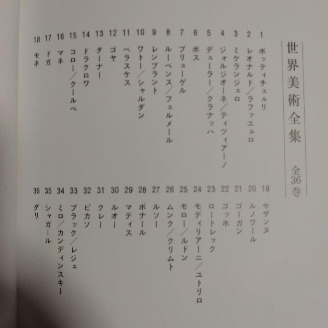 小学館◆世界美術全集　全36冊セット