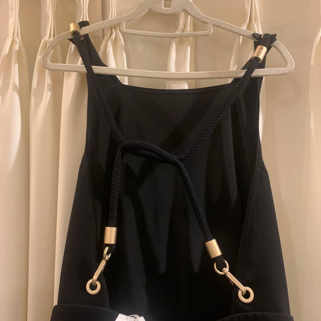 Max Mara 黒ストラップ ジャンプスーツ　36