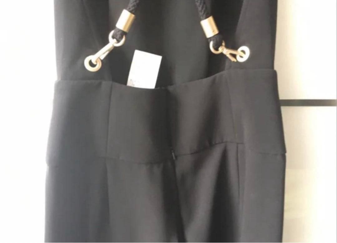 Max Mara 黒ストラップ ジャンプスーツ　36