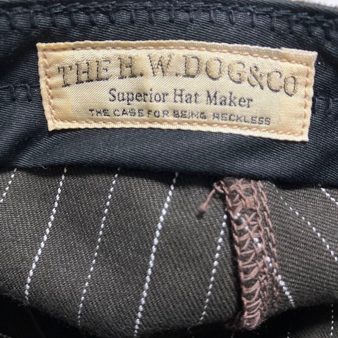 未使用！THE H.W.DOG&CO.D-00660 ブラウン 名作キャスケット