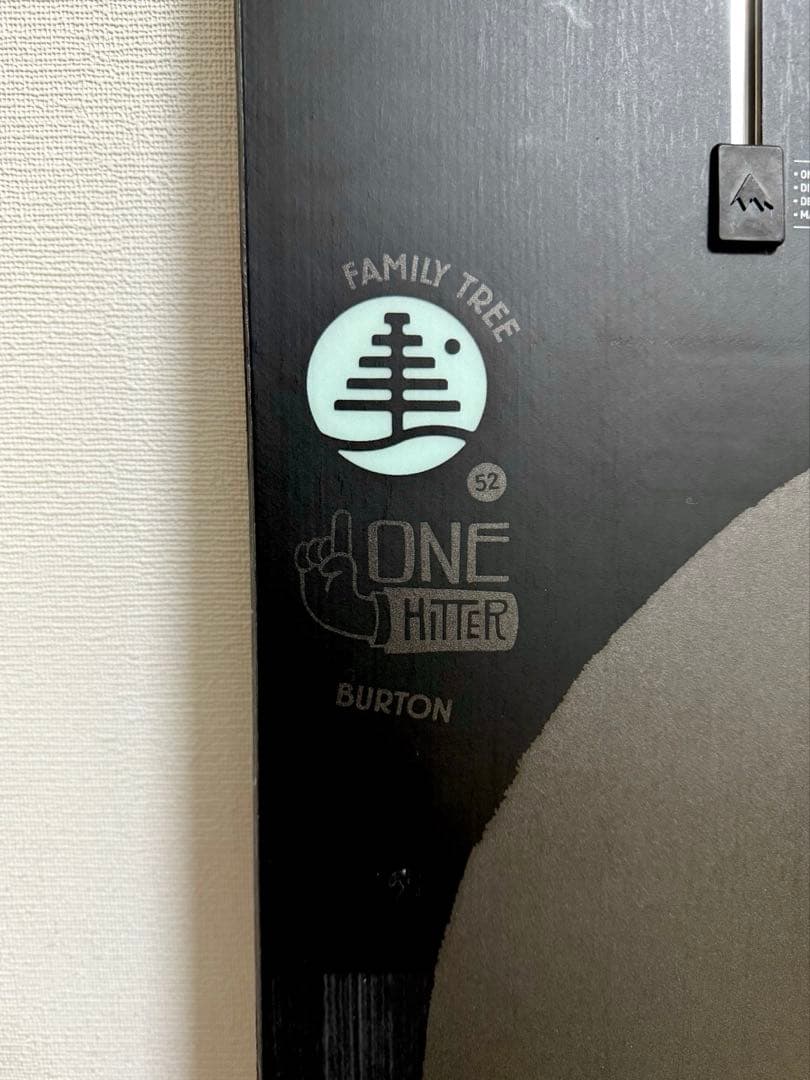 スノーボード BURTON Family Tree ONE HITTER 152 BLACK