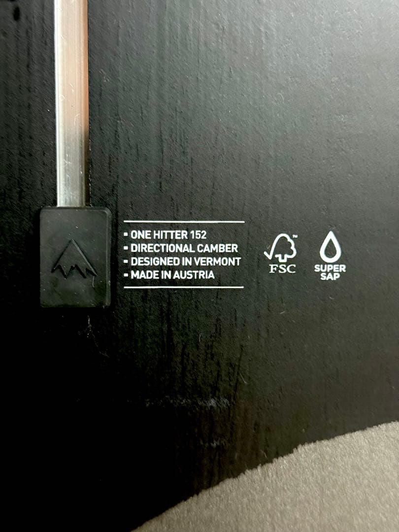 スノーボード BURTON Family Tree ONE HITTER 152 BLACK