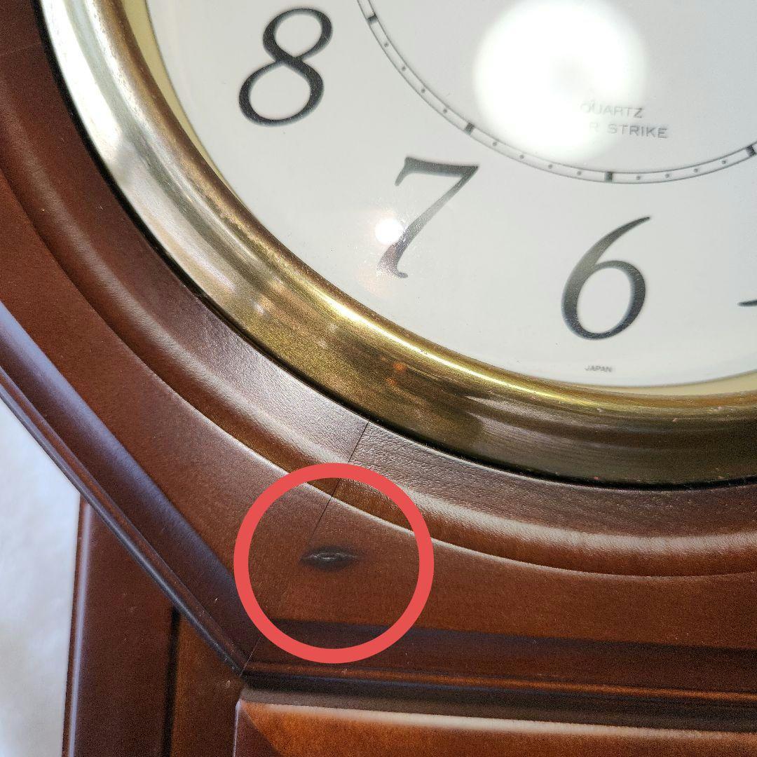 CITIZEN レギュレーター掛時計 ブラウン　振り子時計　シチズン　柱時計