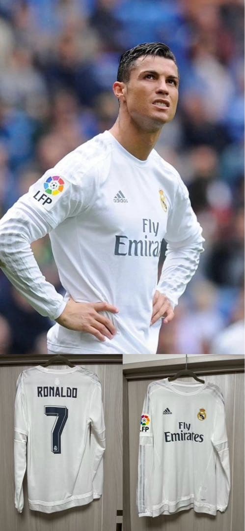 選手支給品レアル・マドリード 15/16シャツ クリスティアーノ・ロナウド