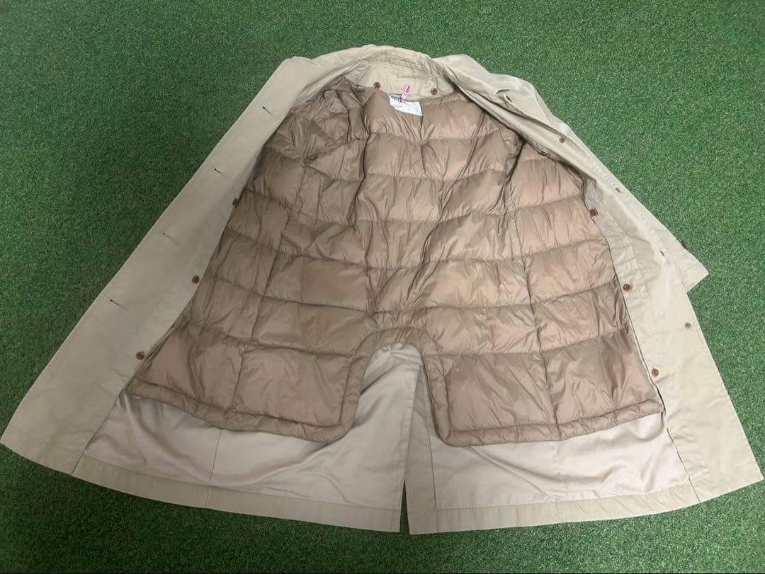 MHL.ステンカラーコート ダウンライナー付き