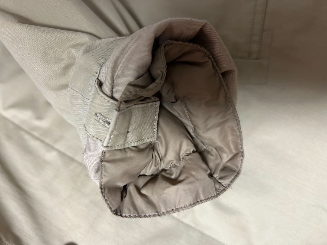 MHL.ステンカラーコート ダウンライナー付き