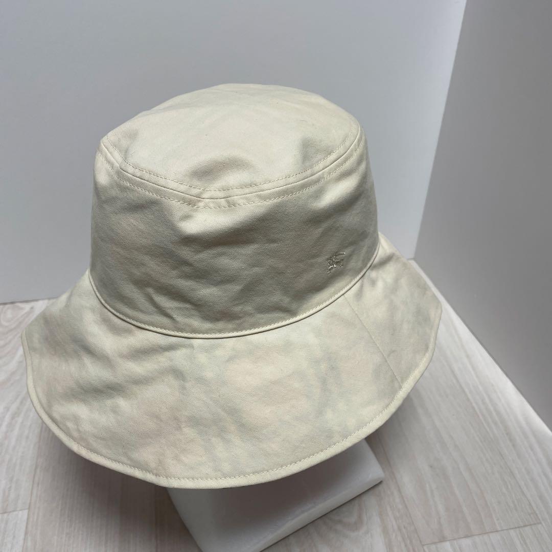 BURBERRY バーバリー バケットハット チェック 刺繍ロゴ リバーシブル