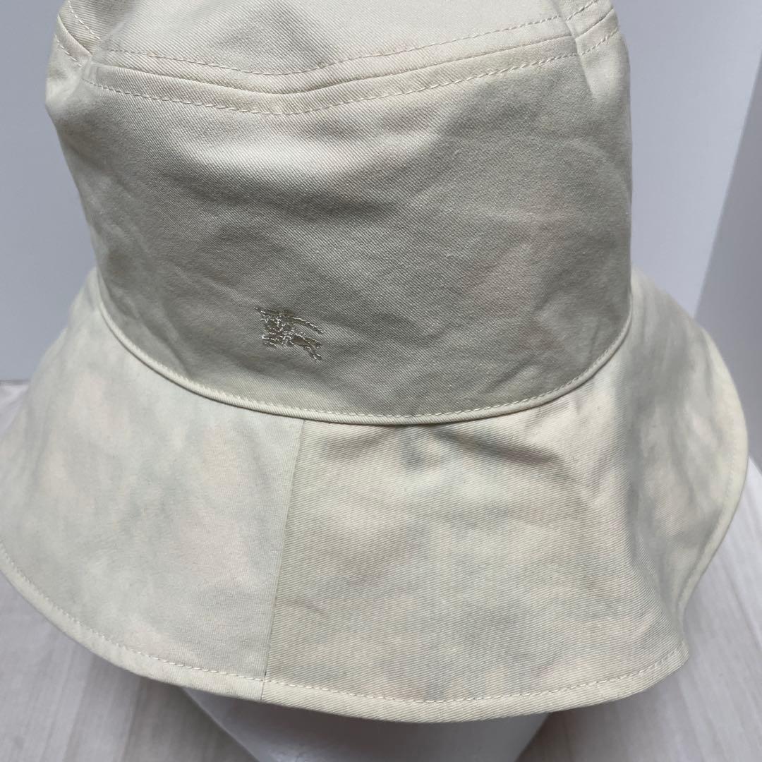 BURBERRY バーバリー バケットハット チェック 刺繍ロゴ リバーシブル