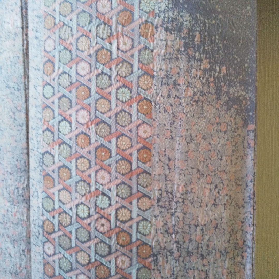 正絹・縮緬訪問着・薄紫系・一つ紋・袷