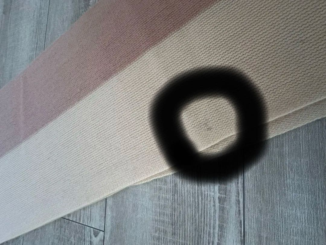 HERMES ベージュ/ピンク マフラー