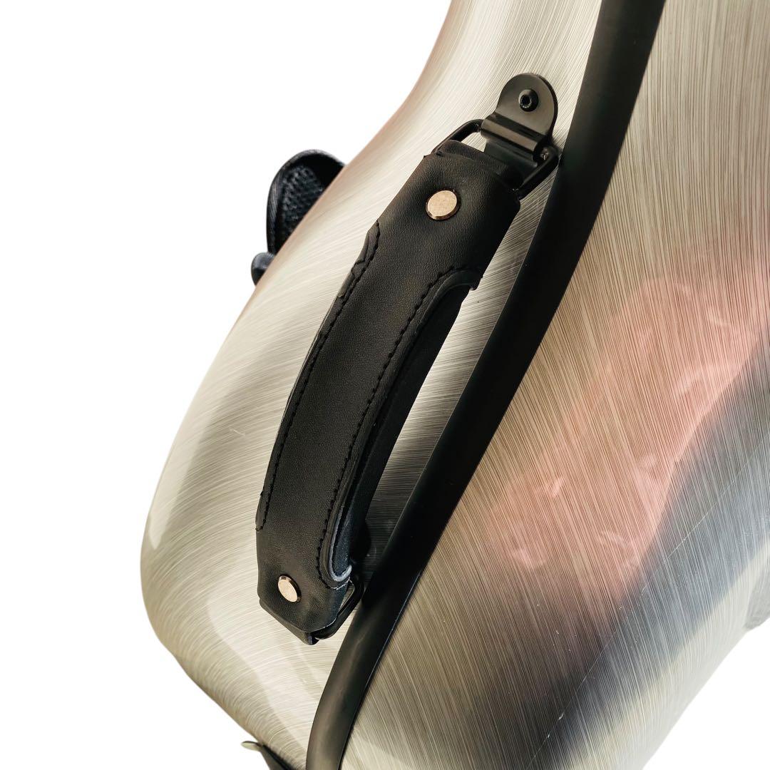 チェロケース ハードシェル フルコンポジットカーボンファイバー キャスター付き