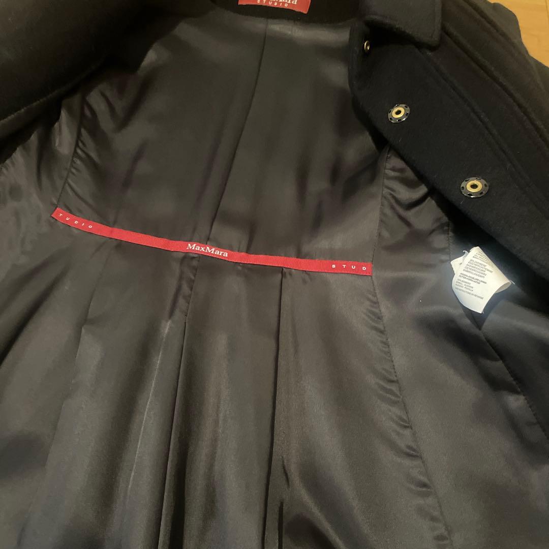 ご購入予定品MaxMara studio☆フォックスファー付カシミヤフレアコート