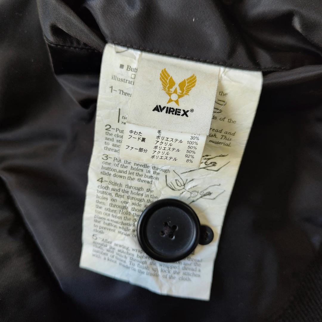 AVIREX N-2B フライトジャケット ブラック 黒 M