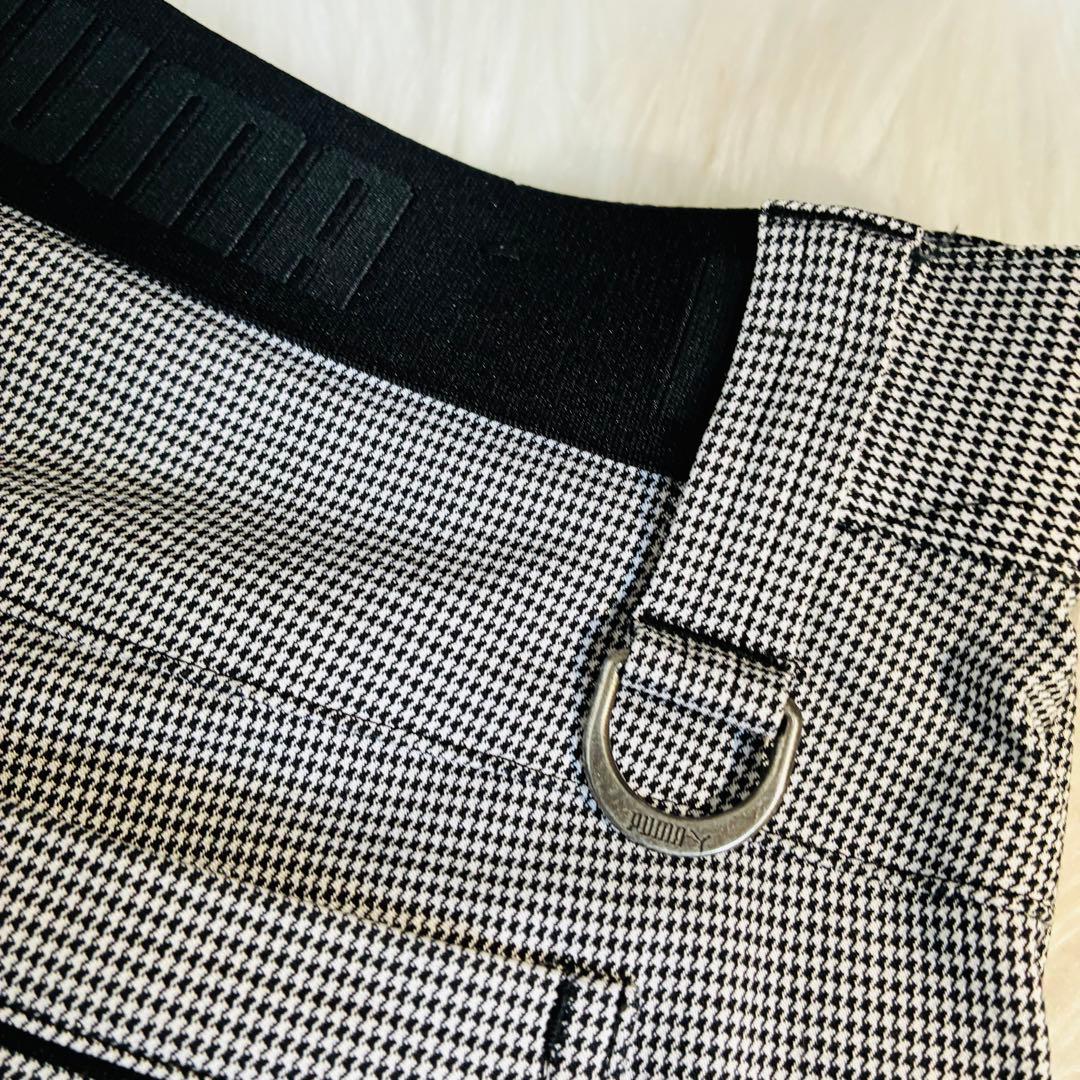 新品未使用　PUMA GOLF プーマゴルフ　ストレッチパンツ　ロゴボタン