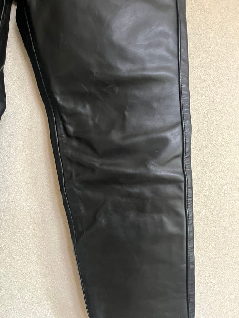 掘り出し物！【本革•激レア】SQUADRON レザーパンツ サイズ32