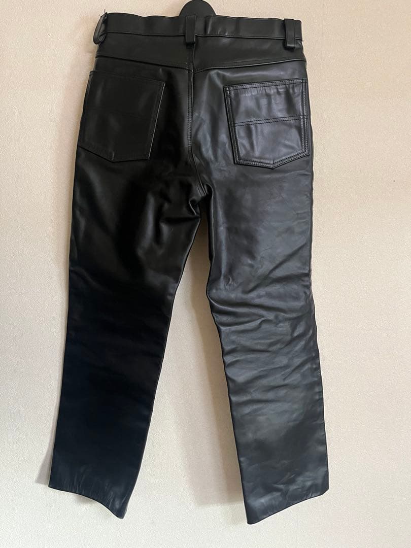 掘り出し物！【本革•激レア】SQUADRON レザーパンツ サイズ32