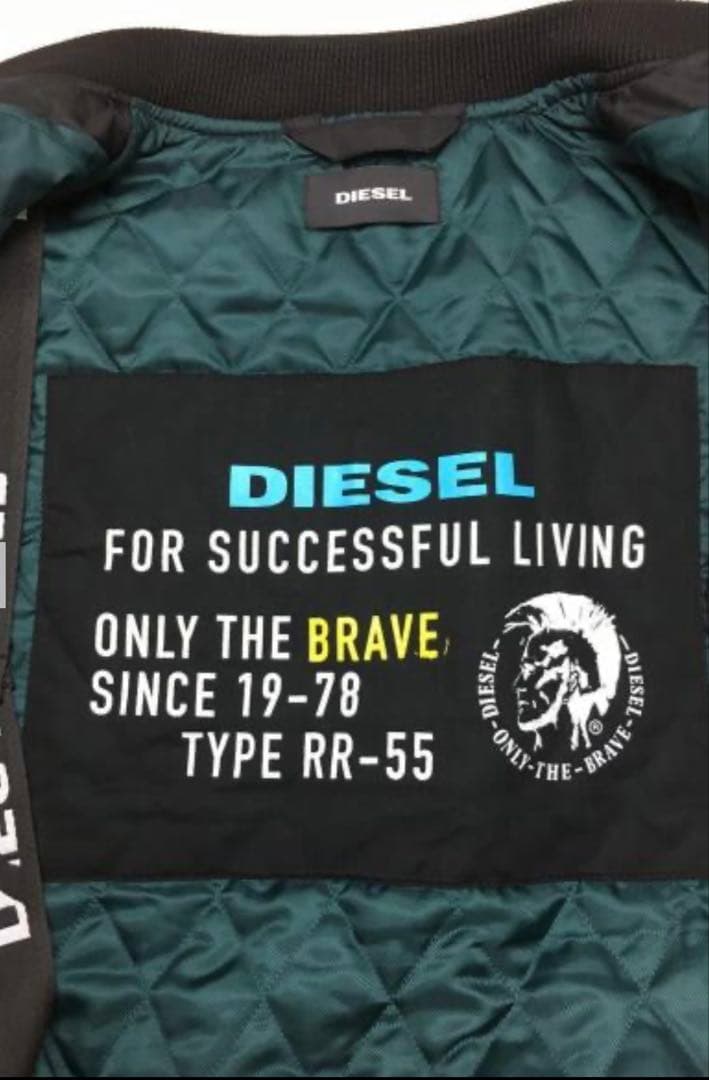 DIESEL MA-1ジャケット ブラック