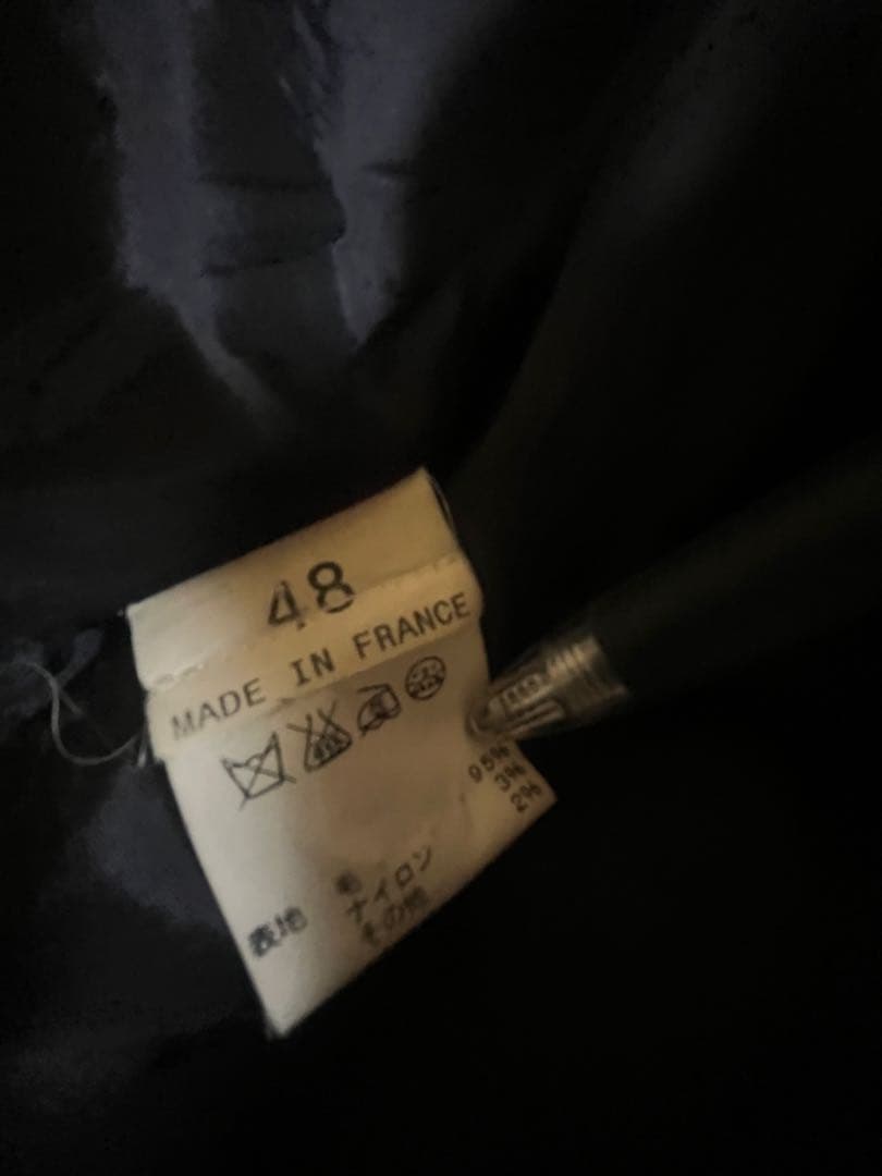 アニエス・ベー　MADE IN FRANCE　ウールピーコート　フランス製