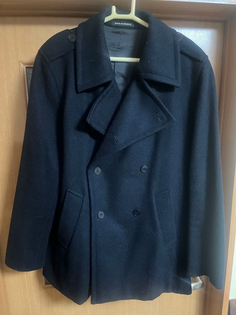 アニエス・ベー　MADE IN FRANCE　ウールピーコート　フランス製
