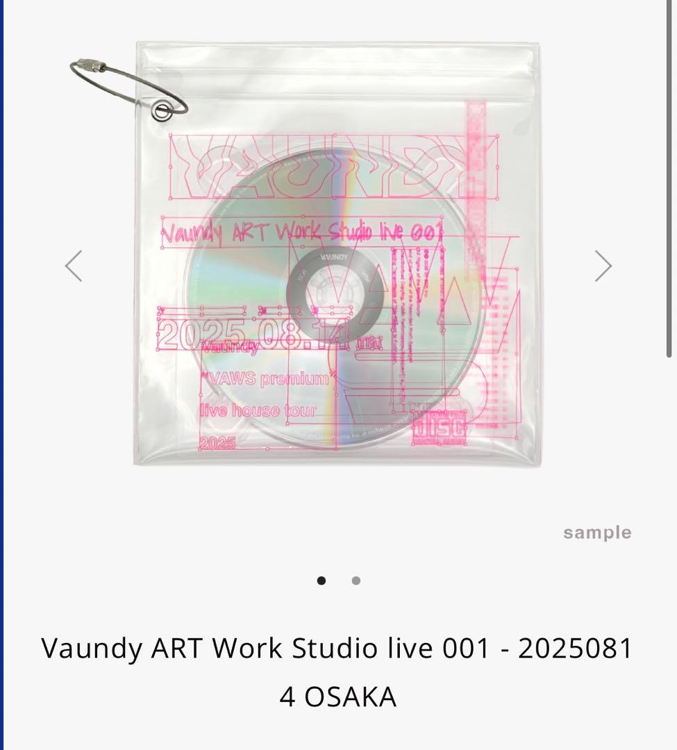 Vaundy VAWS ライブハウス 音源CD 大阪