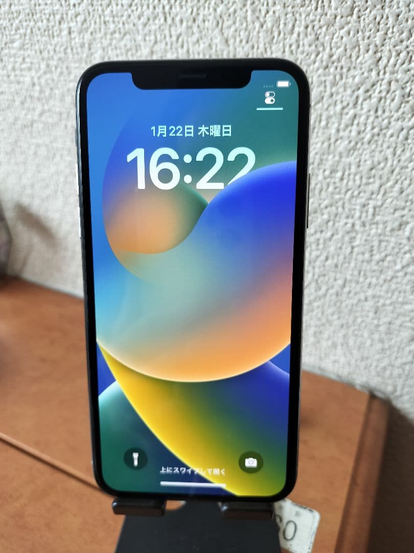 iPhone X 256GB バッテリー100% simフリー