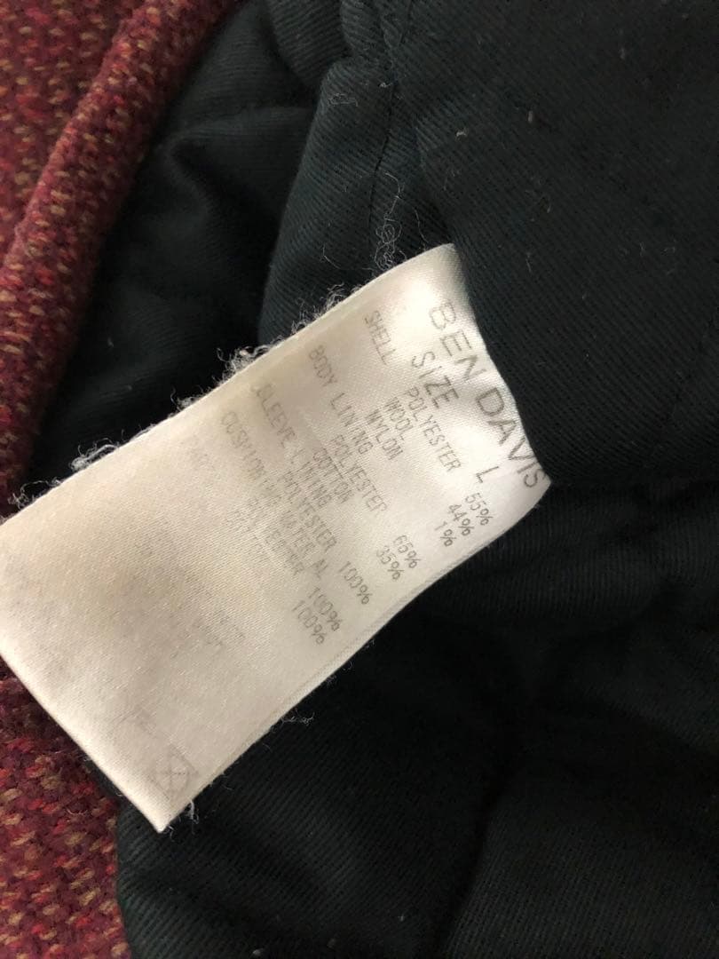 Ben Davis コーデュロイ襟 ウール混 ジャケット L カバーオール