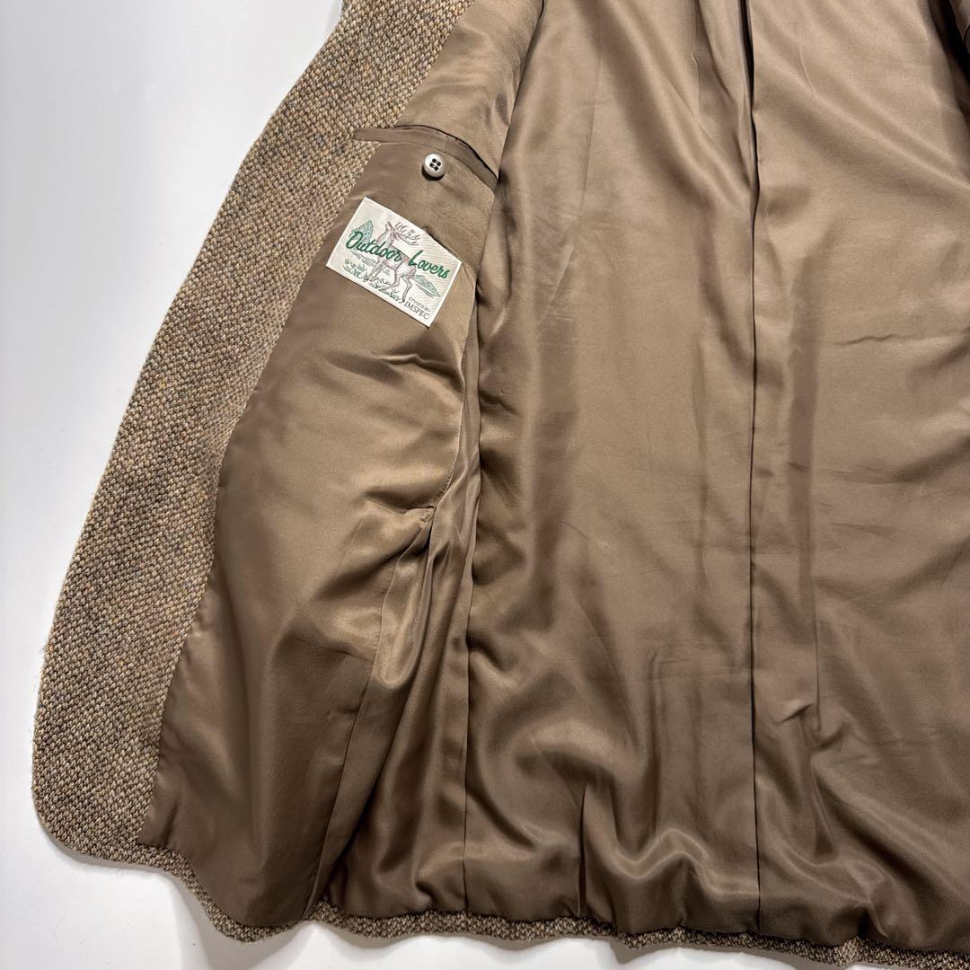 【極美品】IMSPEC ハリスツイード　ハンティング　　ツイードジャケット